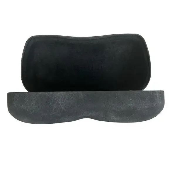 Chanel Sunglasses Eyeglasses Large Gray Suede Clamshell CC Logo CASE ONLY Rare - Picture 7 of 8